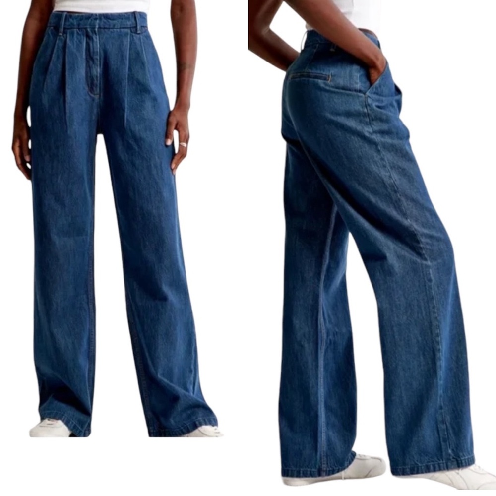 Abercrombie Sloane Wide Leg Tailored Jean